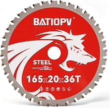 Kreissägeblatt 165 x 20 mm Für Metall, Stahl & Aluminium – Metall Sägeblatt 165×20 aus hochw…