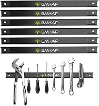 Magnetleiste Werkzeug – EXTRA STARK 6er Set (46 cm) – Universale Magnetschiene Magnethalter Werkz…
