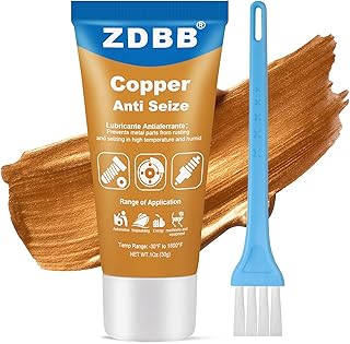 ZDBB Kupfer-Anti-Seize-Fett schützt vor Rost und Korrosion. Hochtemperaturbeständiges Schmiermi…