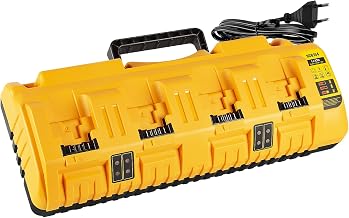 Ersatz-Ladegerät für 18-V-MAX-Akkus als Ersatz für das Dewalt-Ladegerät, 4-Fach-Ladestation m…
