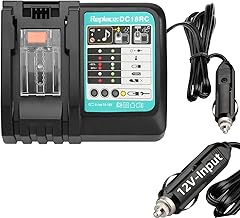 Autoladegerät für Makita 18V14.4VAkku,Ersatz für Makita DC18RC BL1860 Multi Voltage Akku DIY L…