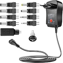 SoulBay 30W Universal Netzteil Umgekehrte Polarität Multi Voltage AC DC Schaltnetzteil für 3 V,…