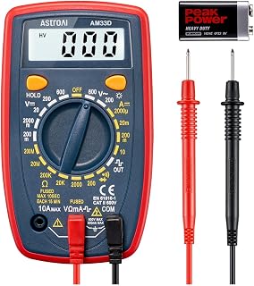 AstroAI Digital Multimeter Voltmeter Strommessgerät Tester | Messgerät für AC/DC Spannung, DC …