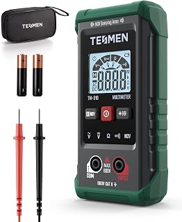 TESMEN TM-510 Digital Multimeter, 4000 Zähler Messgerät, Voltmeter mit Automatischem Messbereic…