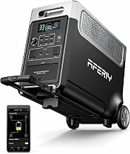 AFERIY 3600W3840Wh Tragbare Powerstation, Erweiterbar~11520Wh, mit Rädern | Solargenerator 1,5St…