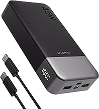 JUOVI Power Bank, Tragbare Powerbank 45W 20000mAh Schnellladefunktion | Akku Pack Power Bank Schn…