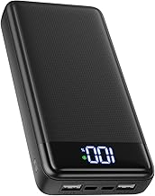 Power Bank, Powerbank 26800mAh, 22.5W Schnellladen Externer Handyakku | USB C In&Out mit LED Anze…