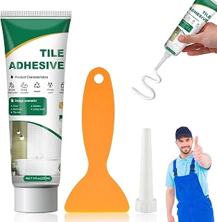 Miioto Fliesenkleber Außen Frostsicher, Fliesen Kleber Reparatur, 220ml | Fertiger Fliesenkleber…