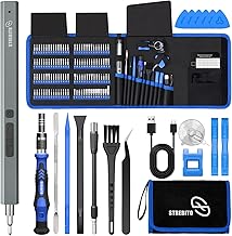 STREBITO Mini-Elektroschrauber-Set,120 Bits & Elektronik reparaturwerkzeug | Mini electric screwd…