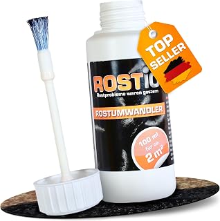 Rostio Rostumwandler 100 ml – Rostentferner mit Pinsel – Rostkonverter & Grundierung – für…