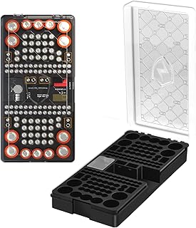 Batterie Aufbewahrungsbox, Batterieorganisator Box mit Tester,Wandmontage Batteriebox Aufbewahrun…