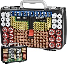 Xuerdon Batterie Aufbewahrungsbox Für 269 AA AAA 9V C DBatterien Mit Tester | Robuste Kunststoff…