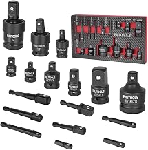 BILITOOLS Stecknuss Adapter Set 17-tlg für Schlagschrauber, Ratsche, Cr-Mo | Steckschlüssel Ada…
