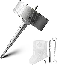 Bohrkrone 160mm Set,SDS Plus Adapter 220mm für Mauerwerk,Beton | Zentrierbohrer 8x110mm, Steckdo…