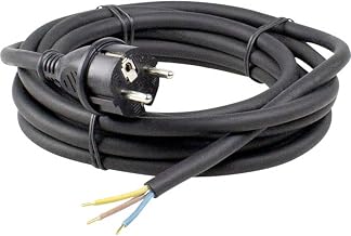 as – Schwabe Gummi-Anschlussleitung, 10 m H07RN-F 3G1,5 Verbindungskabel, Schutzkontaktstecker mi…