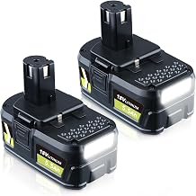 5,5 Ah 18 V-Akku-Wechsel Ersatz für Ryobi P108 P102 mit LED-Anzeige