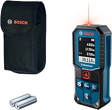 Bosch Professional Laser-Entfernungsmesser GLM 40-31 (IP 65, stoßdämpfendes Gehäuse, 7 Messmod…
