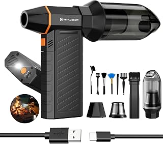 K&F CONCEPT 2-in-1 Elektrische Staubgebläse & Staubsauger, 300000RPM