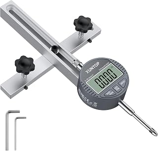 XUNTOP Digitale Messuhr Tischsägenkalibrierungstabelle Tischsäge Gauge Messuhr Präzisionsmessg…