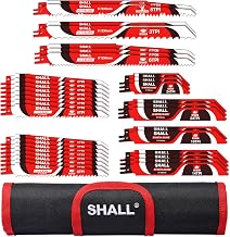 SHALL Säbelsägeblätter (34 Stück), Ersatz-Sägeblatt-Set aus Hartmetallstahl für den Baumsch…