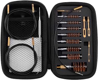 Boosteady Pistolen Reinigungsset Waffen Reinigungsset Gun Cleaning Kit Bürste Sägezahn Baumwoll…