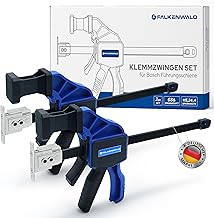 FALKENWALD Einhandzwinge 2x FSN KZW – Bosch FSN Führungsschiene