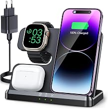 3 in 1 Induktive Ladestation für iPhone 17 Pro Max-8, Apple Watch & AirPods