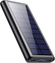 Solar Powerbank 26800mAh, USB C Power Bank Tragbares Solarladegerät, 15W PD3.0A Schnellladung Ex…