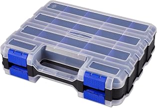 AIDY-PRO Doppelseitige Schrauben Sortierbox, 34 Fächer Kleinteile Organizer mit Abnehmbarer Tren…