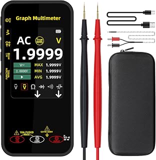 BSIDE S500 Digital Multimeter 20000 Counts Grafisches Multimeter TRMS 1000V 10A mit Auto-Rotate F…