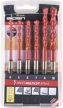 ALPEN Bohrer-Kassetten Set Profi Multicut ATM 6 (6-tlg, Ø 4-10 mm, Profi Multicut, Mehrzweckbohr…