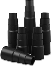 Brevanza 6 Stk Staubsauger Adapter, Staubsaugerschlauch 4 Schicht Schwarz, Schlauchadapter Staubs…