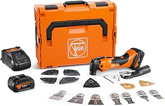 FEIN Multimaster AMM 500 Plus Top 2.0 Ah AS mit 30 Zubehören für Ausbau und Renovierung, Kompat…