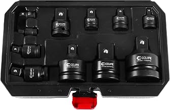 CCLIFE Adapter-Set 11tlg Cr-Mo Stahl 1/4″ bis 1″ Schlagfest Werkstatt