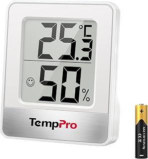 TempPro Thermo-Hygrometer Innen Digital Hygrometer Raumthermometer