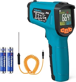 Tilswall Infrarot Thermometer-50~800°C IR Digital Laser Temperaturmessgerät