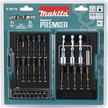Makita E-26179 Impact Premier Torsions-Bit-Set, 38-teilig