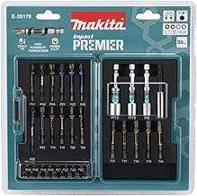 Makita E-26179 Impact Premier Torsions-Bit-Set, 38-teilig