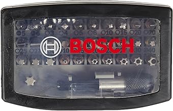 Bosch 32tlg. Schrauberbit Set Extra Hart (Kreuzschlitz-, Pozidriv-, Hex-, T-, TH-, S-Bit, Zubehö…