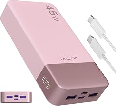 JUOVI Power Bank, Powerbank 20000mah 45W Externe Handyakkus Schnellladung