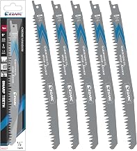 EZARC Säbelsägeblätter Holz, CRV, R931GS, 5TPI 225mm, 5tlg