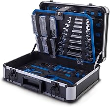Scheppach TB225 Aluminium Werkzeugkoffer gefüllt 235-tlg Werkzeug Set