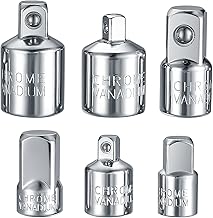 Adapter Satz, 6-tlg Stecknussadapter Set, Stecknuss Adapter, Stecknuss-Adapter für Ratschen, Nus…