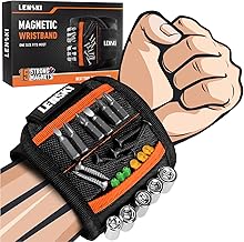Lenski Geschenk für Männer, Magnetarmband für Handwerker mit 15 Magneten