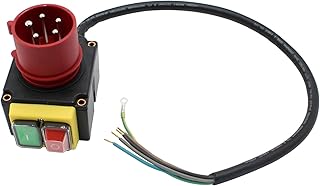 SECURA Schalter Stecker mit CEE-Stecker 400V kompatibel mit Holzspalter