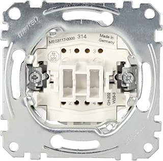 Schneider Electric Merten Kreuzschalter-Einsatz, Unterputz, Steckklemmen, 1-polig, 10A, AC, 250V,…