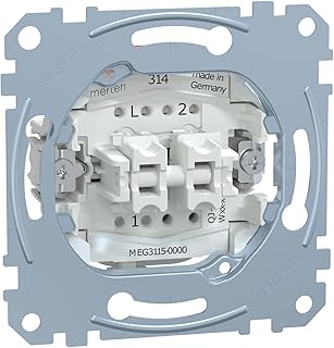 Schneider Electric Merten Serienschalter Einsatz, 1-polig, 10AX, AC, 250V, Artikelnummer MEG3115-…